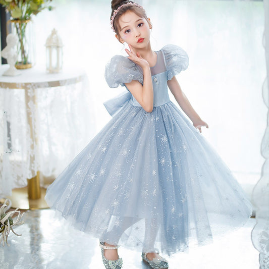 New Girl Elsa Costume Dress For Cosplay Halloween Holiday Party 1000