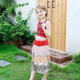 Moana 2 Costume Dresses Kids Cosplay For Girls Skirt Set