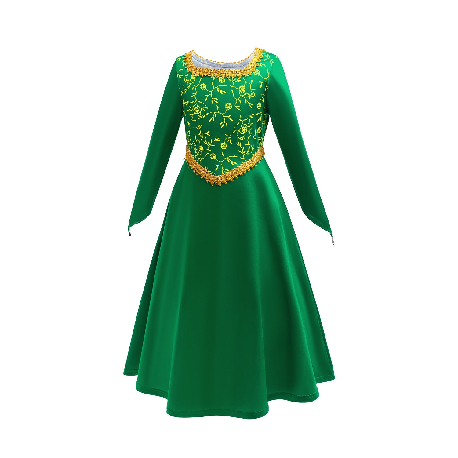 Shrek 2 Princess Fiona Costume  Kid Dress New Girl Cosplay