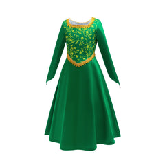 Shrek 2 Princess Fiona Costume  Kid Dress New Girl Cosplay