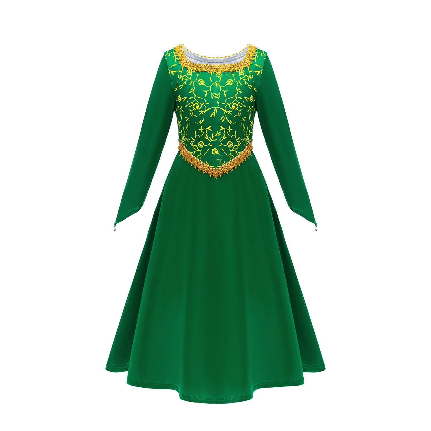 Shrek 2 Princess Fiona Costume  Kid Dress New Girl Cosplay