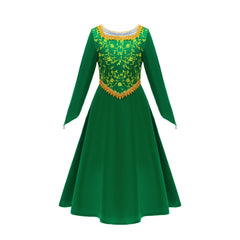 Shrek 2 Princess Fiona Costume  Kid Dress New Girl Cosplay