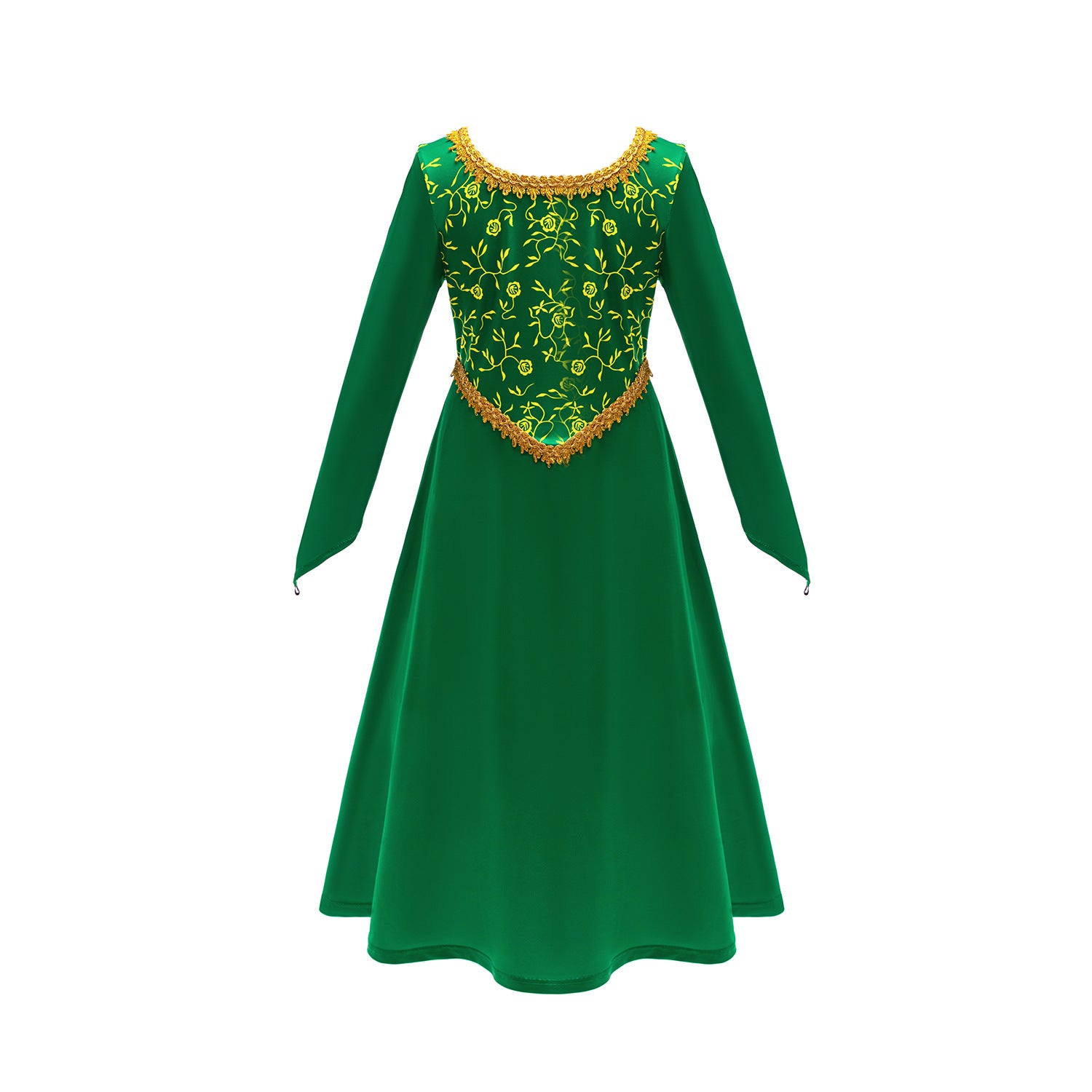 Shrek 2 Princess Fiona Costume  Kid Dress New Girl Cosplay