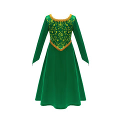 Shrek 2 Princess Fiona Costume  Kid Dress New Girl Cosplay