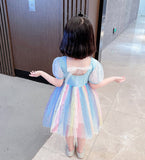 Elsa Lace New Girl Dress Toddler Princess Costume For Casual Wear Party Holiday Birthday