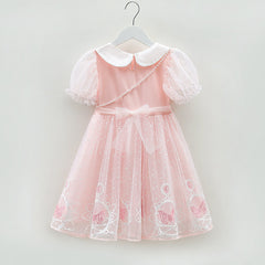 Elsa Dress Bag New Girl Dress Lace Toddler Princess Costume For Casual Wear Holiday Birthday Party