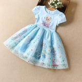 Elsa Dress New Girl Dress Lace Toddler Princess Costume For Casual Wear Holiday Birthday Party
