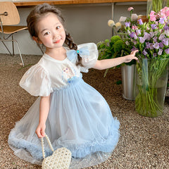New Girl Dress Elsa Lace  Toddler Princess Costume For Casual Wear Holiday Birthday Party