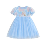 Elsa Lace New Girl Dress Toddler Princess Costume For Casual Wear Holiday Party