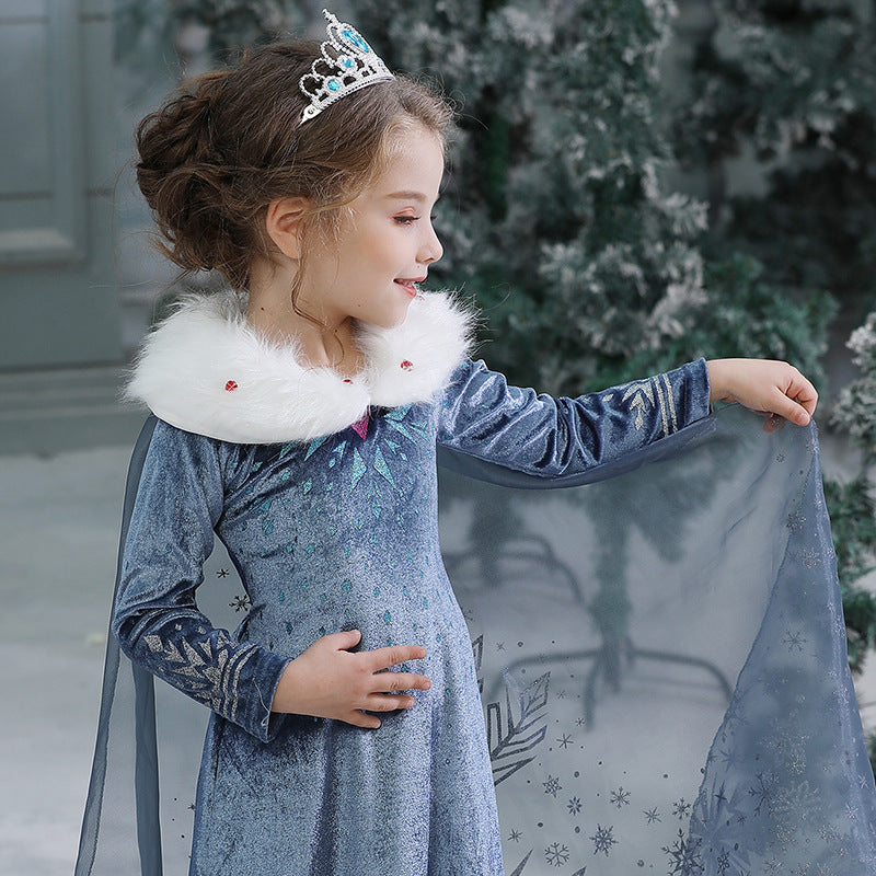 Ice Queen Princess Dress up Costume Set for Girls Inspired by Frozen's Elsa  - Etsy