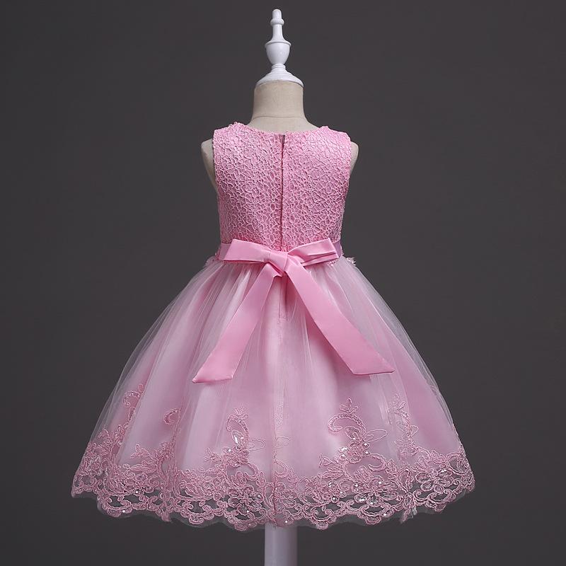 New Girl Dresses Toddler Kids Princess Formal Party Graduation Bridesmaid Dresses - White 3-4 New Girl Dresses Toddler Kids Princess Formal Party Graduation Bridesmaid Dresses - White 3-4