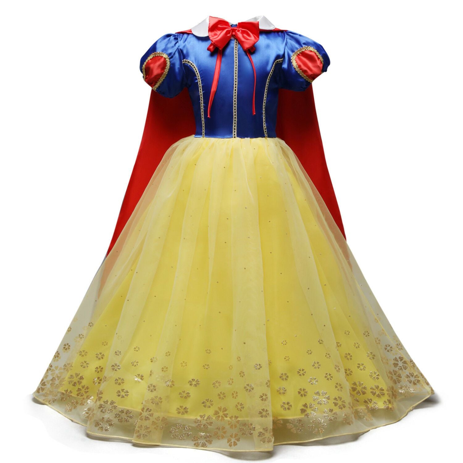 Snow White Costume, Snow White Birthday Dress, Party Gown, Yellow Skirted  Dress - Etsy | White birthday dress, Snow white costume, Birthday dresses