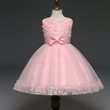 Flower Girl Dresses Lace Formal Birthday Bridesmaid Princess Wedding Holiday Party