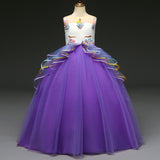 New Unicorn Dresses Girl Costume Cosplay Ball Gown Princess Tulle For Holiday Party Dance