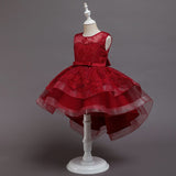 Girls Lace Wedding Formal Graduation Party Dress