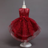 Girls Lace Wedding Formal Graduation Party Dress