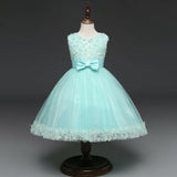 Flower Girl Dresses Lace Formal Birthday Bridesmaid Princess Wedding Holiday Party