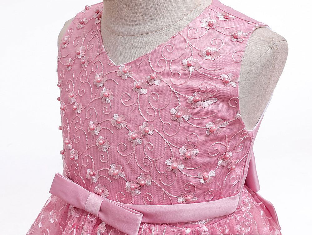 Flower Girl Dresses Sleveeless Formal Birthday Bridesmaid Princess Wedding Holiday Party
