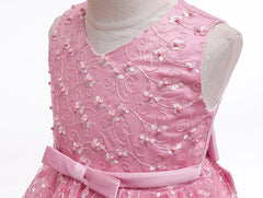 Flower Girl Dresses Sleveeless Formal Birthday Bridesmaid Princess Wedding Holiday Party