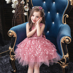 Flower Girl Dresses Sleveeless Formal Birthday Bridesmaid Princess Wedding Holiday Party