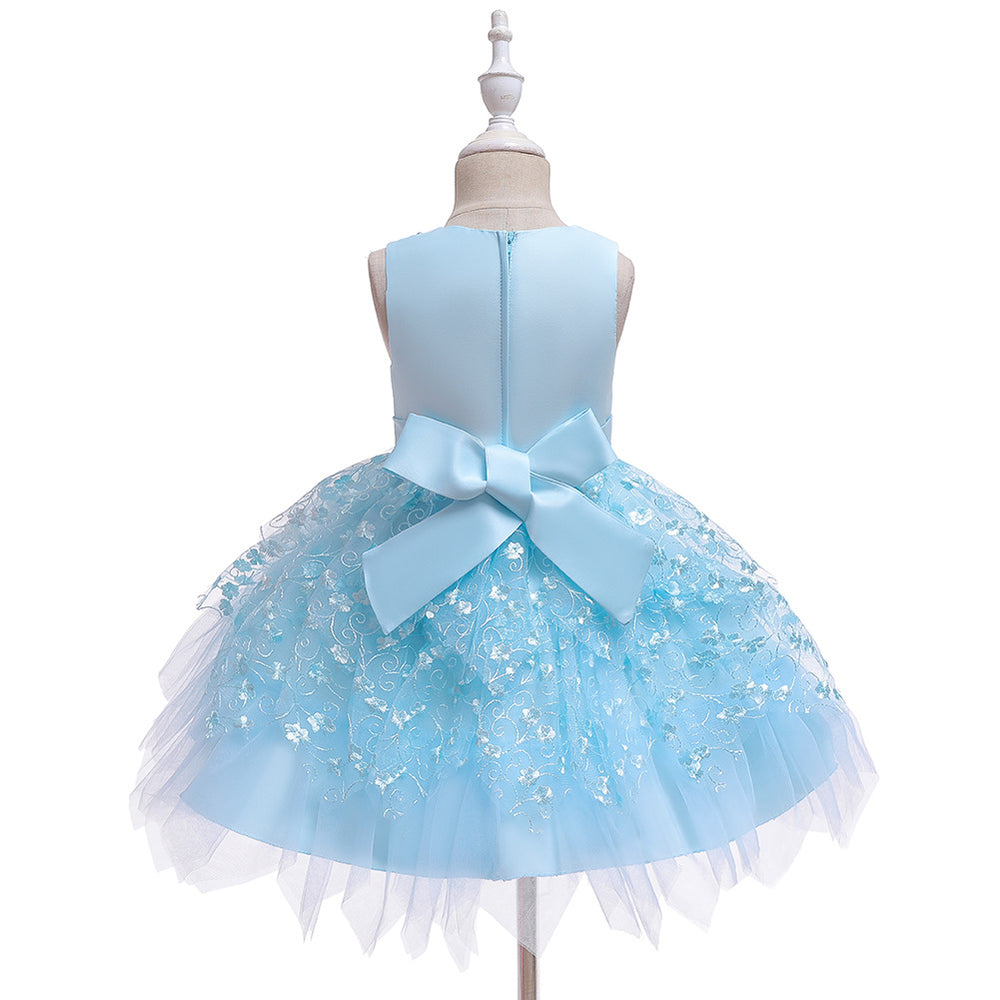 Flower Girl Dresses Sleveeless Formal Birthday Bridesmaid Princess Wedding Holiday Party