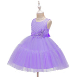 Flower Girl Dresses Formal Toddler Kids Princess For Party Wedding Birthday Holiday