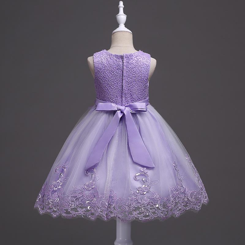 purple flower girl dresses toddler MIASHUI Flower Girls Dress Wedding Party Evening Dresses Toddler Princess Pageant,Purple,18-24 Months
