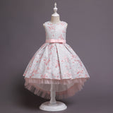 Flower Girl Dresses Trailing Wedding Formal Ball Gown