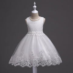 New Girl Dresses Toddler Kids Princess Formal Party Graduation Bridesmaid Dresses