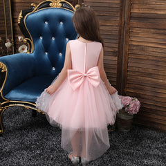 Baby Toddler Butterfly Long Mesh Flower Girl Dresses