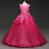 Flower Girl Dresses Princess Formal Holiday Wedding Party Floral Bridesmaid Ball Gown
