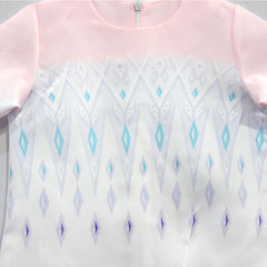 Frozen 2 Girls Elsa Princess Long Sleeve Cosplay Costume Dresses With Cape For Party Holidays