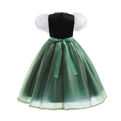 Frozen Princess Anna Costumes Girl Tulle Dresses For Birthday Holiday Party Halloween Cosplay