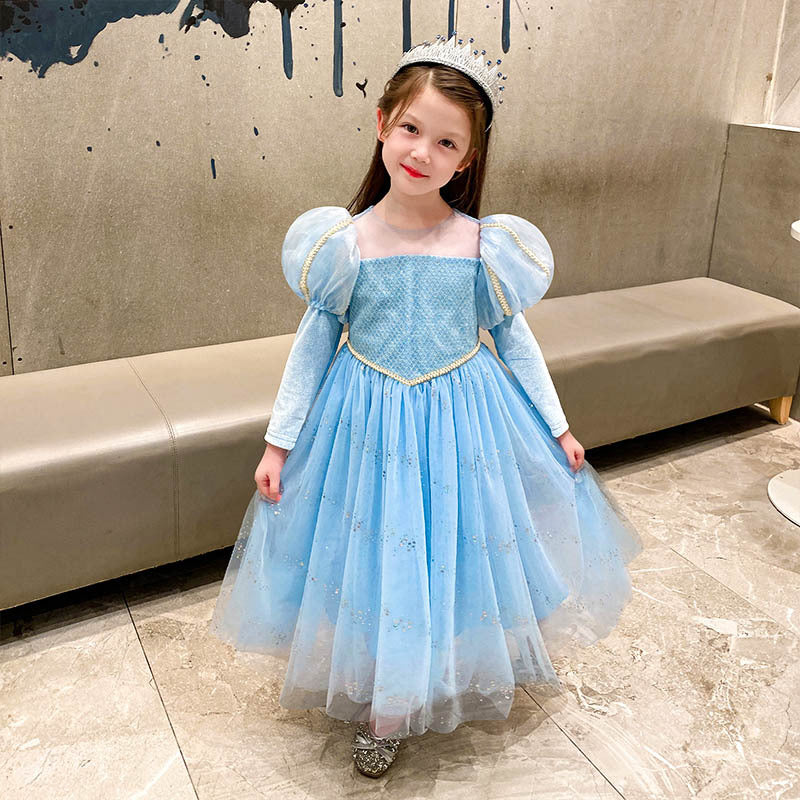 Frozen Princess Frozen Christmas Dress Frozen Girl Princess Elsa Costume Dresses For Halloween Frozen Princess Frozen Christmas Dress Frozen Girl Princess Elsa Costume Dresses For Halloween