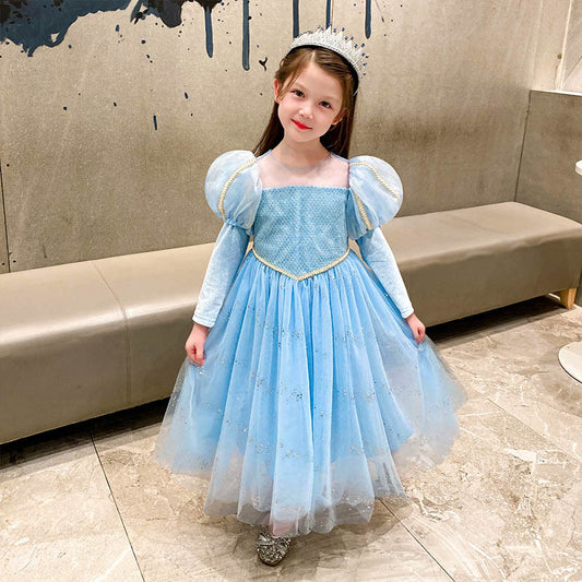 Frozen 2 Girl Princess Elsa Costume Dresses For Halloween Christmas Party Holiday 800