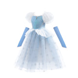 New Kids Frozen Elsa Princess Girls Costume Dresses Cosplay Party Holiday