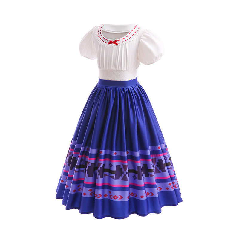New Girl Encanto Inspired Cosplay Luisa Costume Dress