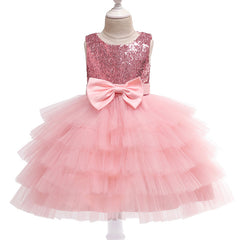 New Girl Party Wedding Dresses Kids Sequins Princess Formal Holiday Birthday