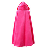 Frozen Fur Princess Wave Cloak Elsa costume Cape for Girl
