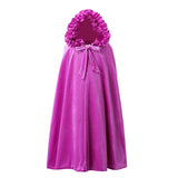 Frozen Fur Princess Wave Cloak Elsa costume Cape for Girl