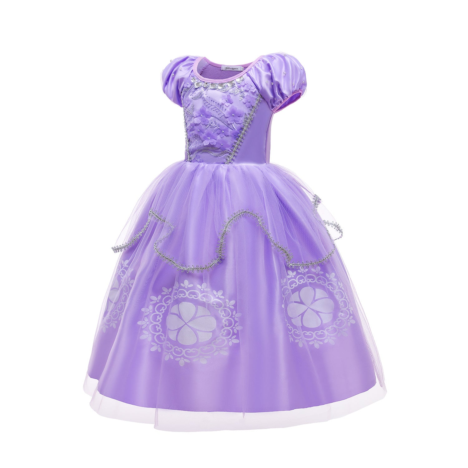Flower Girls Dresses New Princess Sofia Costume Dresses For Cosplay Party Holiday Wedding