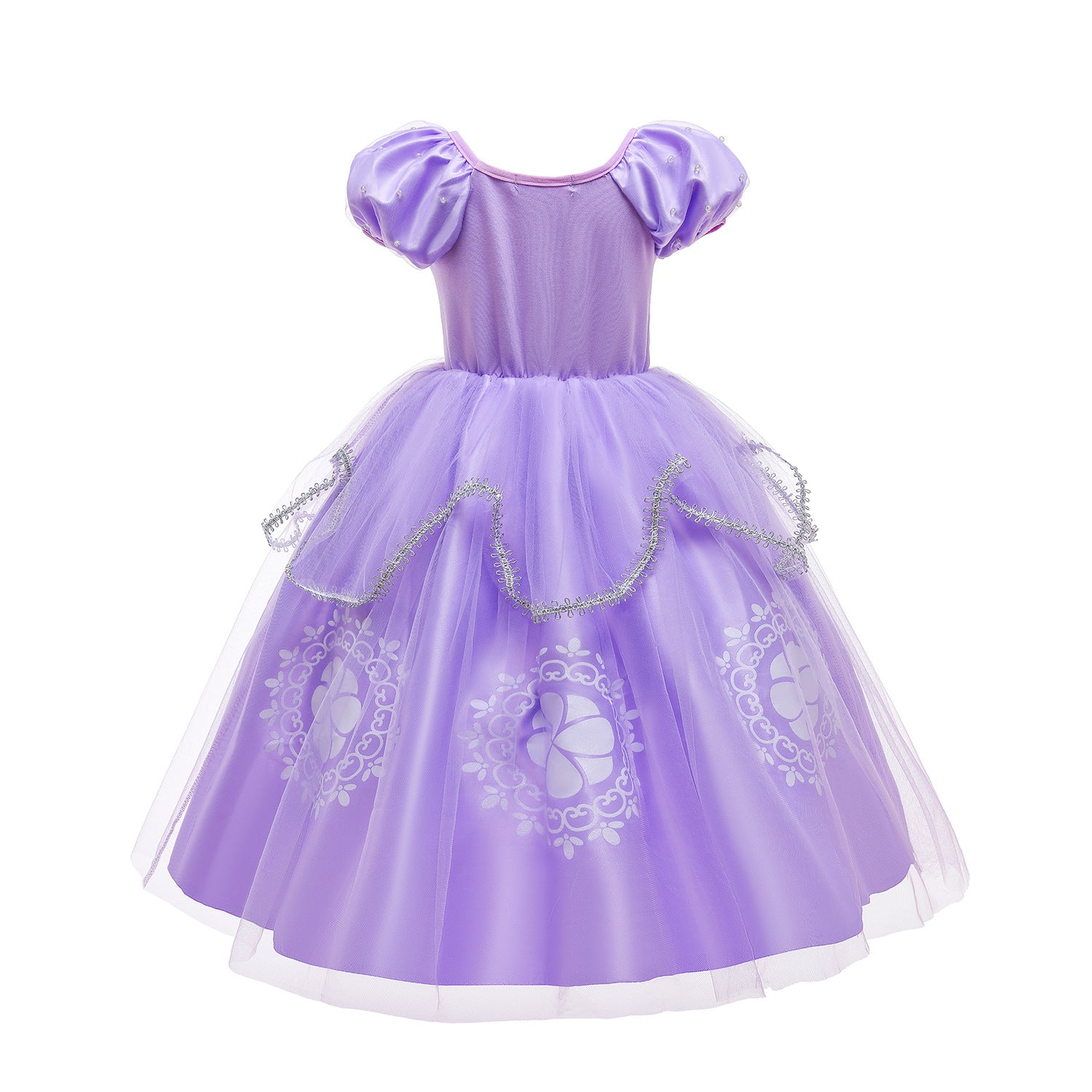 Flower Girls Dresses New Princess Sofia Costume Dresses For Cosplay Party Holiday Wedding
