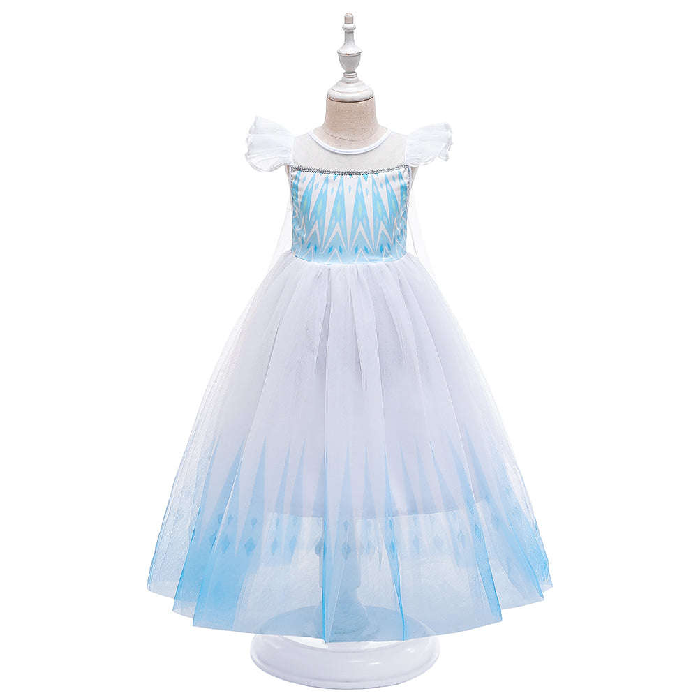 Frozen 2 Elsa Princess Girl Costume Dresses For Holiday Party