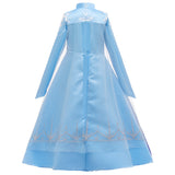 Frozen 2 Kids Girl Elsa Costume Coat Cloak Outfit For Party Holiday