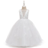 Girl Dresses Wedding Formal Ball Gown Birthday Holiday Party Bridesmaid Prom