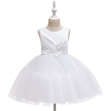 Flower Girl Dresses Formal Toddler Kids Princess For Party Wedding Birthday Holiday