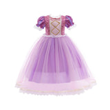 New Rapunzel Girl Costume Princess Dresses For Halloween Birthday Party