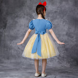 New Girl Costume Dresses Snow White Lace Up Princess Cosplay Party Holiday Birthday Wedding Fancy
