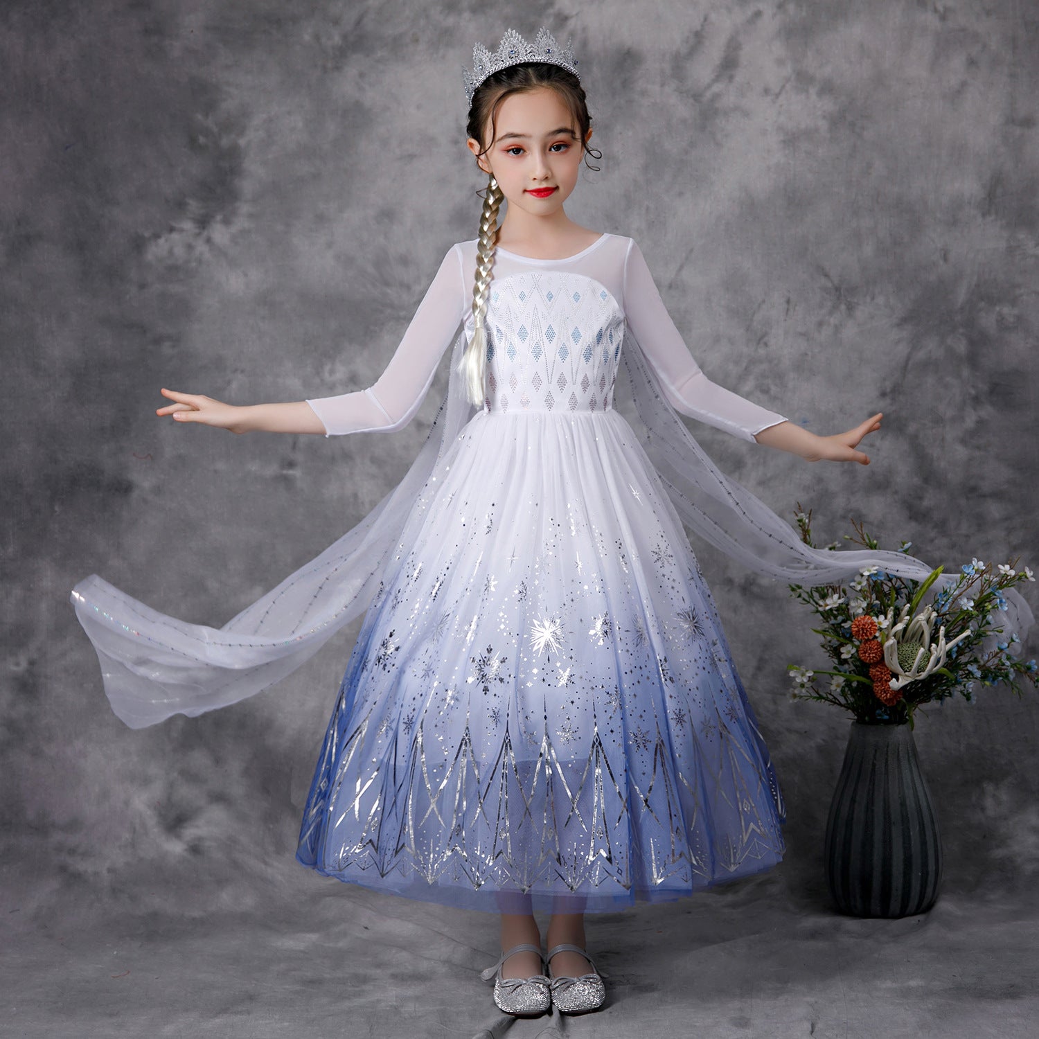 Winter Dress for Kids Girl Birthday Party party shining dress with free  shipping on AliExpress