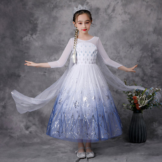 Frozen Princess Elsa Costume Toddler Dresses For Girls 1500